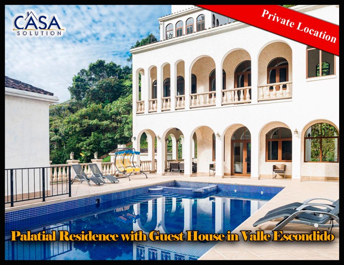 Price Reduction! Palatial Residence & Guest House in Valle Escondido